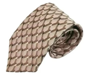 Joseph & Feiss Necktie Mens 61x3.5 Mauve Silk Geometric - Picture 1 of 6