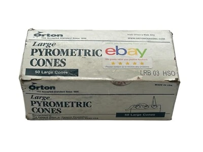 ORTON LRB 03 HSO Large Pyrometric Cones -2 packs /50 Pcs each - New - Image 1 of 3