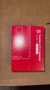 Raspberry Pi 4 Computer, Model B, 4GB - Afbeelding 1 van 2