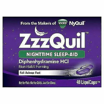 ZzzQuil Nighttime Sleep-Aid Liquicaps - 48 Count - Image 1 of 1