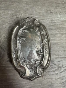 Antique Art Nouveau brushes ornate Silver horse Hair As Is Bin 43 - Picture 1 of 2