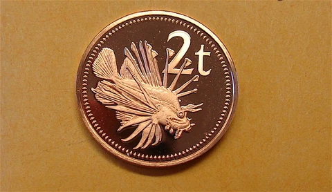 Papua New Guinea==1975===Proof 2 Toea Coin Cover