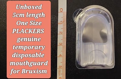 1x Single Plackers Grind No More Dental Night Guard for Teeth Grinding, Bruxism