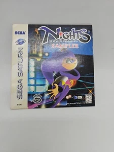 Nights Into Dreams Sampler Sega Saturn Sleeve and Clean Disk Free Shipping - Picture 1 of 3