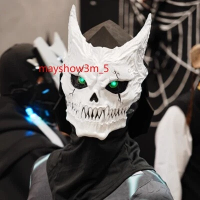 NUEVO Kaiju No.8 Hibino Kafka Máscara Látex Halloween Fiesta Horror Monstruo Cos Máscaras Foto 1 de 4