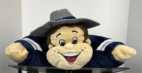 Dallas Cowboys Team Mascot ROWDY the Cowboy Pillow Pet Plush NFL Team 17"x18" Cover