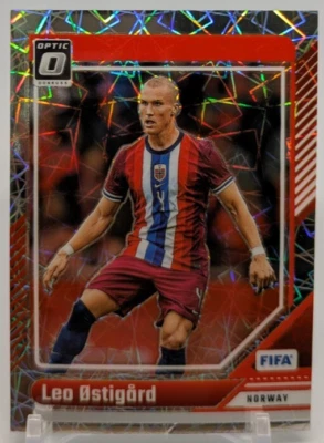 ⚽2024-25 Donruss Soccer FIFA #95 Leo Ostigard Silver Optic Velocity - Norway⚽ - Image 1 of 3