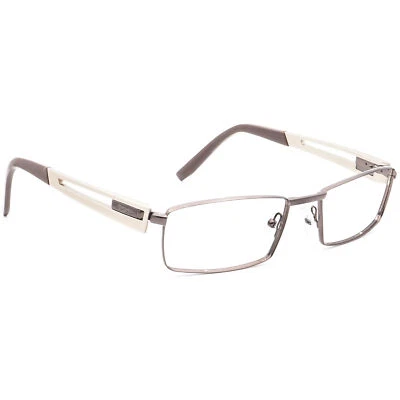 Gafas OGA 6885O Marco de Metal Rectangular Marrón/Plateado 53[]18 140 Foto 1 de 4