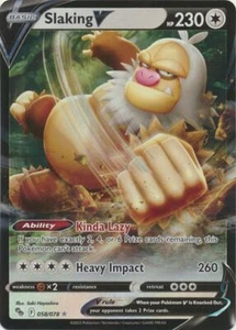 Pokemon Go TCG Slaking V Ultra Rara 058/078 - Foto 1 di 1