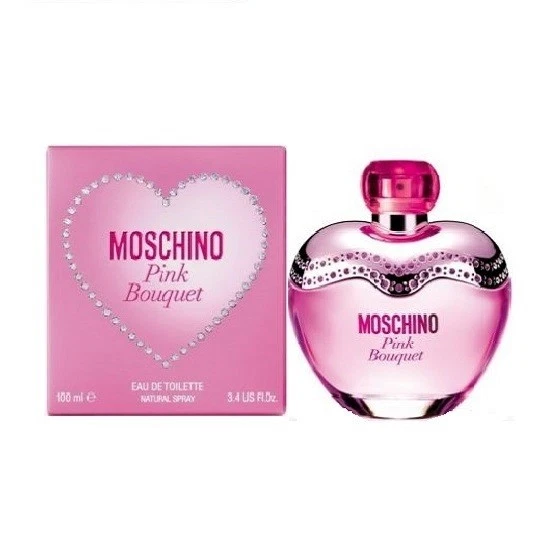 Moschino Pink Bouquet Mujer Perfume Eau De Toilette 3.4 OZ ~ 100 ml EDT Spray Foto 1 de 1