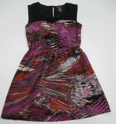 FIRE LOS ANGELES Women's Size M Sweetheart Top Purple Blouson Dress - Image 1 of 4