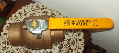 NEW Legend 1002 Valve Brass Ball Valve 2 1/2"-150 WSP 600 WOG - Image 1 of 4