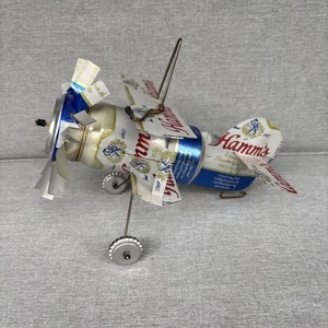 Hamm’s VTG Beer Can Airplane Collectible By Unknown Artist - Picture 1 of 9