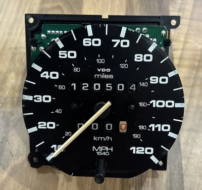 VW GOLF JETTA SCIROCCO MK2 CE1 SPEEDO SPEEDOMETER VDO USED GOOD COND  - Image 1 of 4