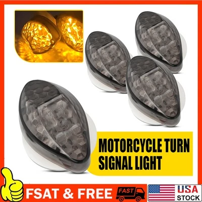 4x Intermitentes LED de montaje empotrado delanteros para Honda CBR600RR CBR600F4/F4i B Foto 1 de 4