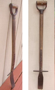 ANTIQUE TURF EDGER/SPADE ? THE TOOL SUPREME. D HANDLE. USA, Rare - Picture 1 of 19