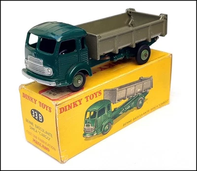 DINKY TOYS FRANCE 33B CAMION SIMCA CARGO BENNE BASCULANTE RARE VERSION 2 - 1956 - Photo 1/4