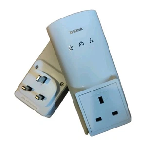 D-Link Powerline AV Passthrough Network Adapter DHP-P306AV Plug X2 - Picture 1 of 4