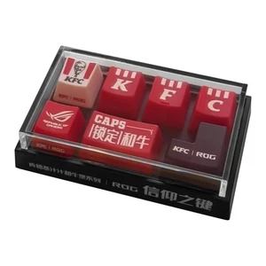 2025 KFC ROG Klawiatura KeyCap Wymiana Kompletny zestaw 6 SZTUK NIP - Zdjęcie 1 z 12