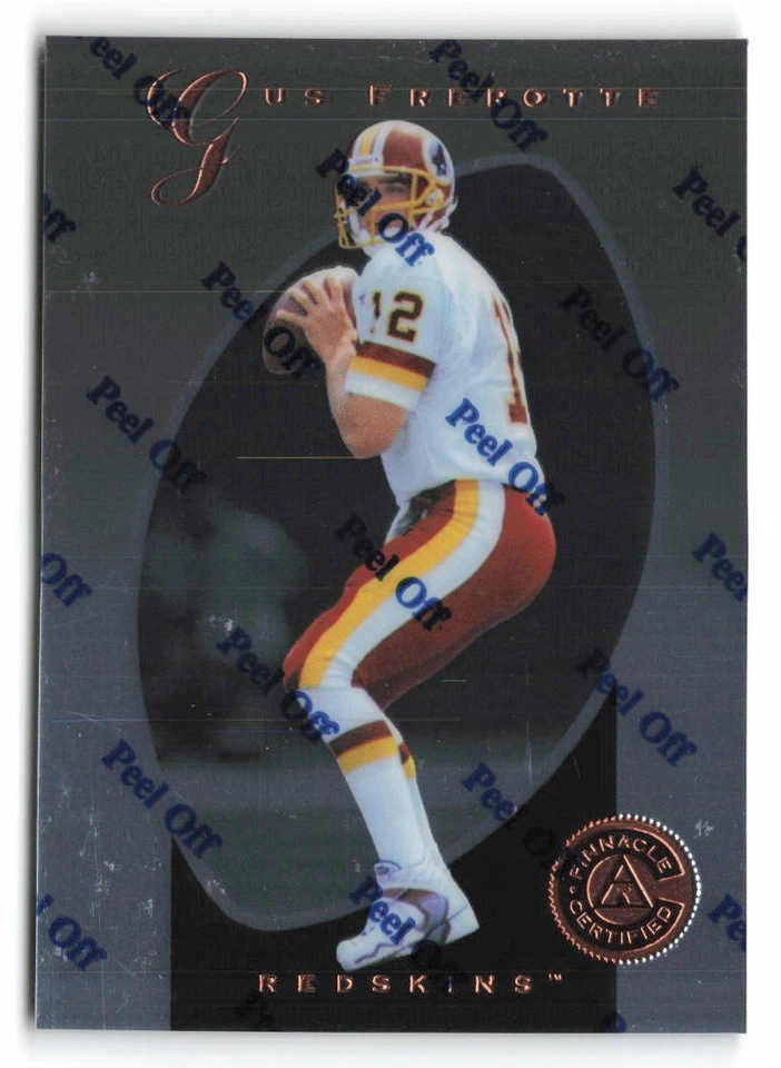 1997 Pinnacle Certified #31 Gus Frerotte Washington Redskins - Image 1 of 2