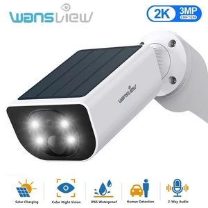 Wansview Solar Security Camera Outdoor Wireless PIR Motion Detection 2-Way Audio - Picture 1 of 18