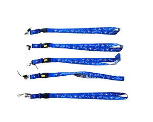 Lot Of 5 Toronto Blue Jays 2025 ALCS Champs MLB Baseball Lanyards W/ Key Chain - Picture 1 of 2