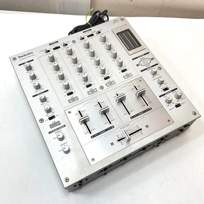 Technics SH-MZ1200-S Silver 4-Channel Professional Digital DJ Mixer Audio Used - Image 1 of 4