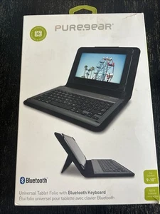 Pure.Gear Bluetooth Tastatur mit Hintergrundbeleuchtung 9-10" 61383PG NEU Open Box - Bild 1 von 5