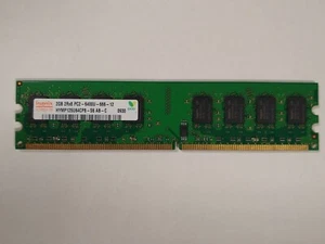 Hynix 2GB 2RX8 PC2-6400U-666-12 Memory HYMP125U64CP8-S6 AB-C RAM - Picture 1 of 3