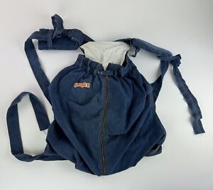 Original Vintage Snugli 2 Baby Carrier Denim Handmade Navy Blue