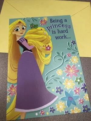Disney Tangled Happy Birthday Being A Princess Hallmark Greeting Card - Image 1 of 4