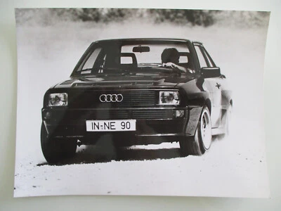 Audi Sport quattro Werkfoto Pressefoto Photo 1985 - Bild 1 von 2