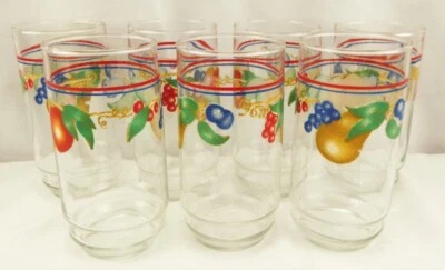 Juego 7 Vasos Corelle Abundance Indiana Vidrio 14oz Caja Original  Foto 1 de 4