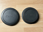 Canon EF body cap and rear lens cap genuine