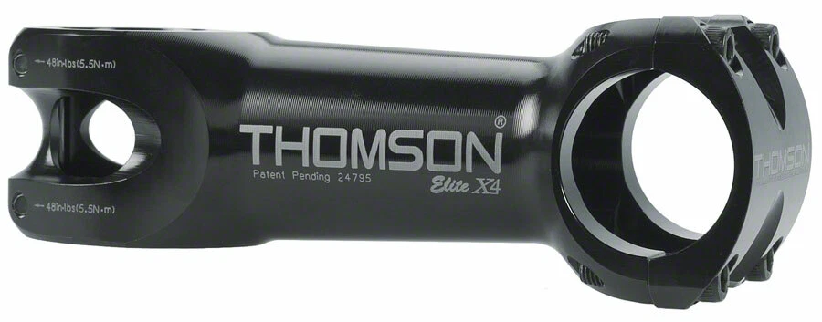 Vástago de bicicleta de montaña Thomson Elite X4 MTB 10 grados 31,8 x 90 mm negro Foto 1 de 1