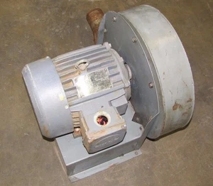NO NAME 7" INPUT 3" OUTPUT 3HP  208-230/460 3510 RPM 3PH BLOWER FAN ELT3E1D EL08 - Picture 1 of 4