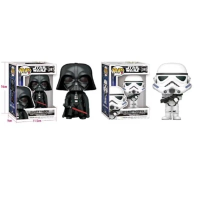 Nueva figura de acción clásica Pop Star Wars de Darth Vader y Stormtrooper Foto 1 de 4