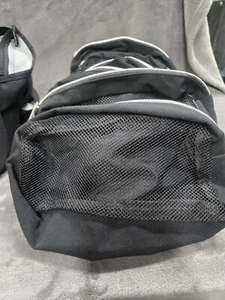 Black Mesh Front Solid Back Fanny Pack/Bag Set New With Tags**41 - Picture 1 of 3