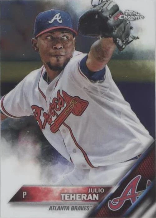 2016 Topps Chrome - Julio Teheran #193