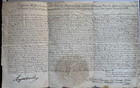 August der Starke  ( 1670-1733 ) - König von Polen - signiertes Dokument  1720
