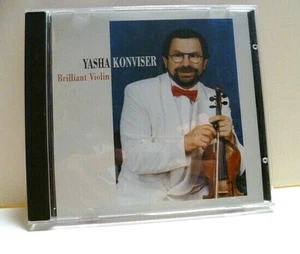 YASHA KONVISER Brilliant Violin CD Signed - Imagen 1 de 4