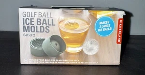 NEW IN BOX Golf Ball Ice Molds Set of 2 Perfect Gift for any sports fan - Picture 1 of 4