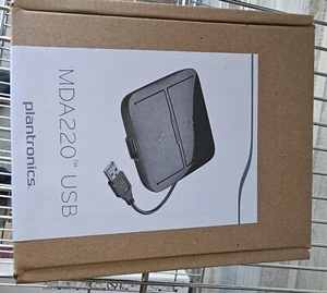 Plantronics MDA220 USB 207414-03 Auriculares Interruptor Teléfono Nuevo GENUINO-ENVÍO GRATUITO - Imagen 1 de 4