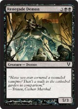 RENEGADE DEMON FOIL Avacyn Restored MTG Magic the Gathering Cards DJMagic