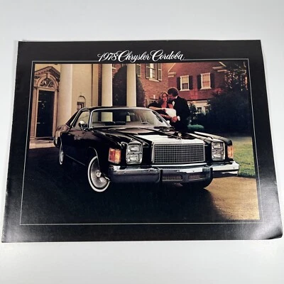 1978 Chrysler Cordoba Original Car Sales Brochure Catalog dealer - Image 1 of 4