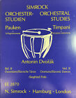 Simrock Orchestral Studies Dvorak Vol. 2 Overtures/Slavonic Dances For Timpani