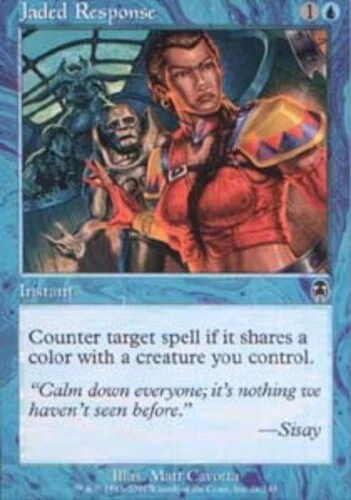Jaded Response - Foil ~ Moderately Played Apocalypse MTG Magic UltimateMTG Blue  - Image 1 of 1