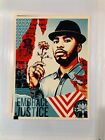 Embrace Justice - Shepard Fairey / Arlene Mejorado Signed Screen Print Obey