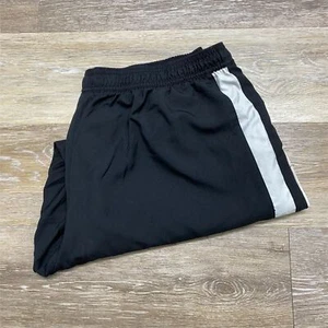 NIKE Straight Leg Stretch Waist High Rise Black Track Pants Boy's Size XL - Picture 1 of 9