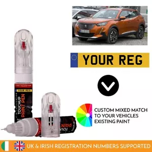 Touch Up Paint Pen For Peugeot 2008 I Mixed By Car Registration Reg Numberplate - Picture 1 of 6